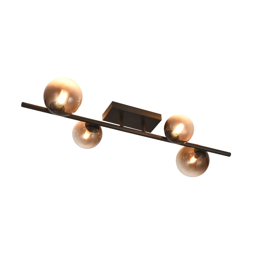 Brilagi - LED stropni lestenec MILLA 4xG9/3W/230V rjava/dimna rjava