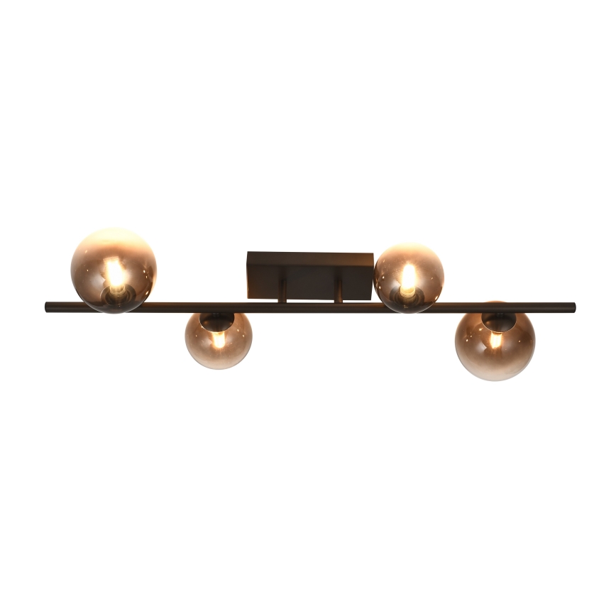 Brilagi - LED stropni lestenec MILLA 4xG9/3W/230V rjava/dimna rjava