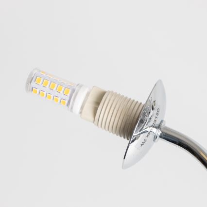 Brilagi - LED stropni lestenec MISTEL 15xG9/3W/230V črni krom/dimljeno