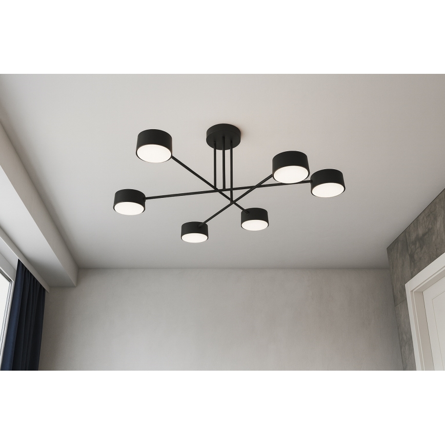 Brilagi - LED stropni lestenec MONO 6xGX53/30W/230V črna