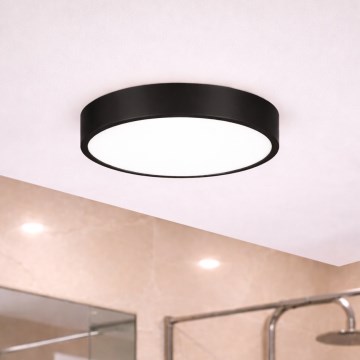 Brilagi - LED stropno kopalniško svetilo POOL LED/24W/230V 3000/4000/5500K premer 30 cm IP54 črna