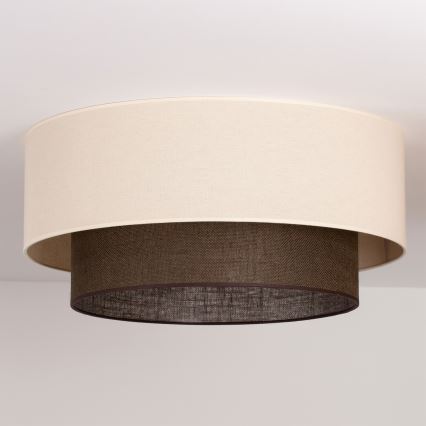 Brilagi - LED stropno svetilo BOHO SLOG 3xE27/15W/230V Ø 60 cm kremno/rjavo