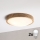 Brilagi - LED stropno svetilo CARVALHO MODERN SLIM 2xE27/60W/230V Ø 37,5 cm hrast