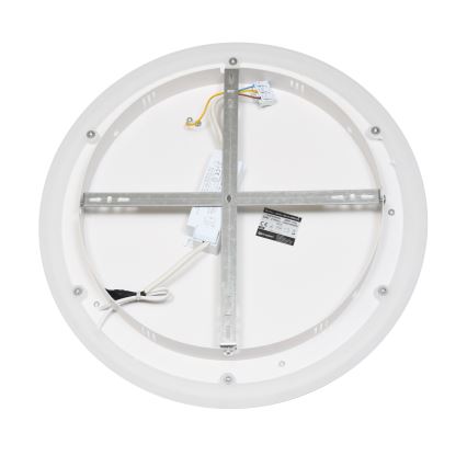 Brilagi - LED zatemnljivo stropno svetilo FLARE LED/38W/230V 3000-6000K premer 48 cm črna/bela + daljinski upravljalnik