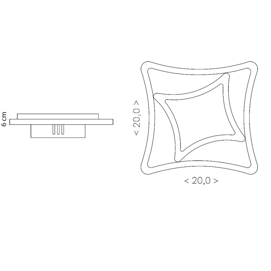 Brilagi - LED stropno svetilo MODERN MINI LED/24W/230V 3000/4000/6000K