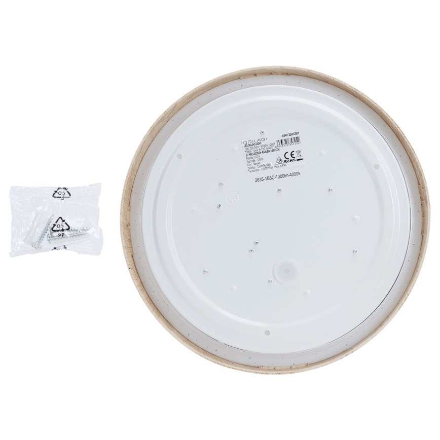 Brilagi - LED stropno svetilo NATURA LED/12W/230V 3000K premer 26,3 cm