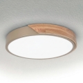 BRILAGI - LED stropno svetilo PILANA LED/24W/230V hrast/bež premer 30 cm