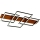 Brilagi - LED stropno svetilo PLANK LED/35W/230V 4000K 55x90 cm les