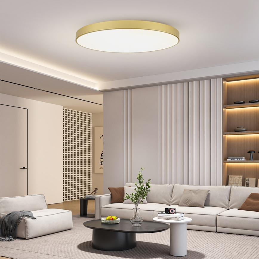 Brilagi - stropna LED svetilka POOL LED/180W/230V 3000/4500/6000K, premer 120 cm, zlata