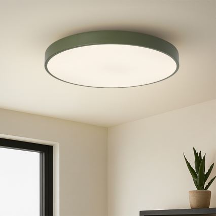Brilagi - stropna LED svetilka z nastavljivo jakostjo svetlobe POOL LED/60W/230V 3000-6000K premer 60 cm zelena + daljinski upravljalnik