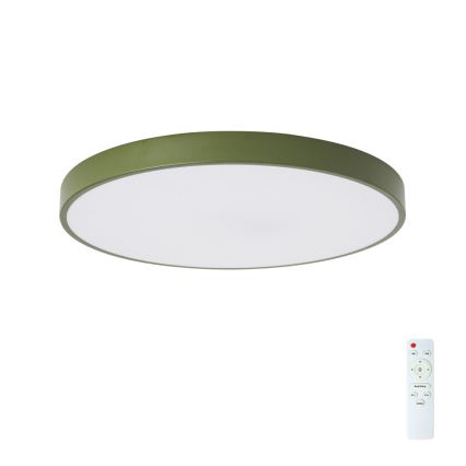 Brilagi - stropna LED svetilka z nastavljivo jakostjo svetlobe POOL LED/60W/230V 3000-6000K premer 60 cm zelena + daljinski upravljalnik