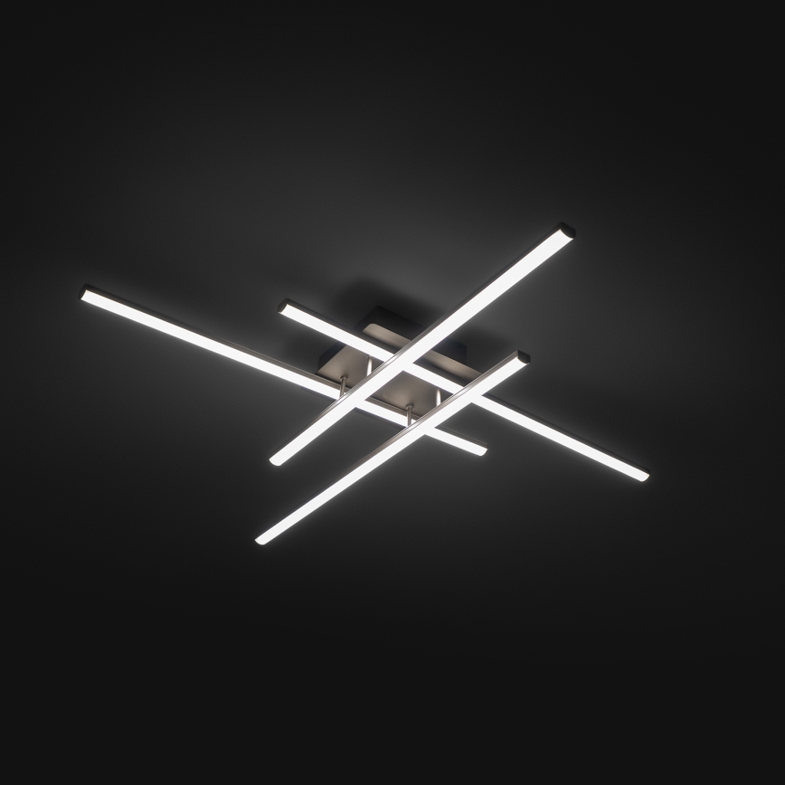 Brilagi - LED stropna svetilka STRIPES LED/37W/230V 68x68 cm srebrna