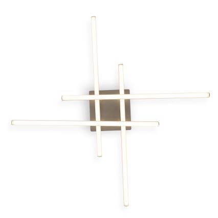 Brilagi - LED stropna svetilka STRIPES LED/37W/230V 68x68 cm srebrna