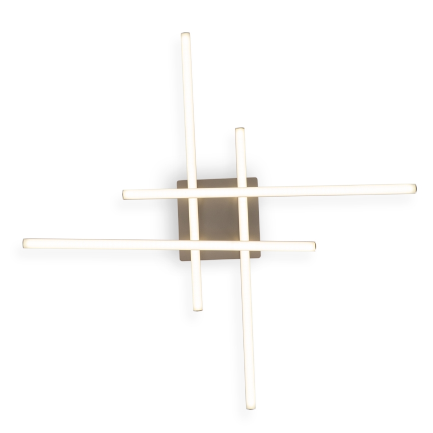 Brilagi - LED stropna svetilka STRIPES LED/37W/230V 68x68 cm srebrna