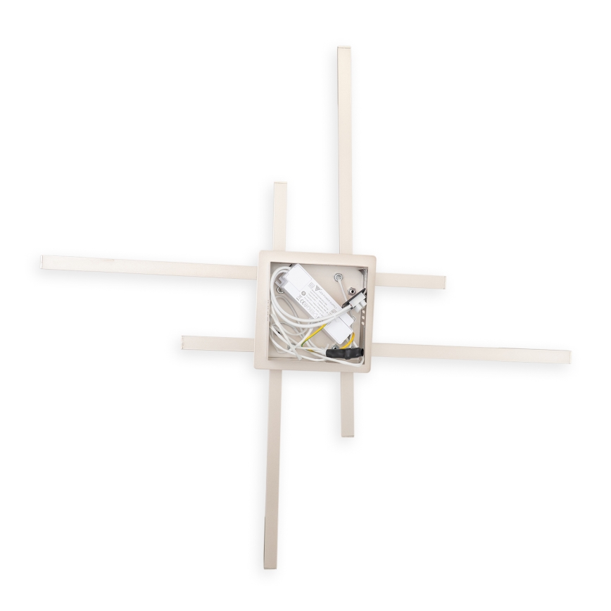 Brilagi - LED stropna svetilka STRIPES LED/37W/230V 68x68 cm srebrna