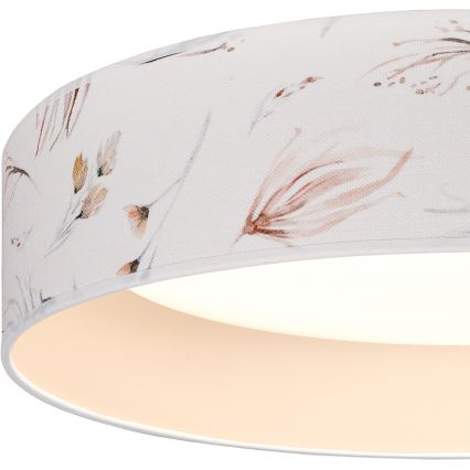 Brilagi - LED stropna svetilka VELVET SIMPLE LED/24W/230V 3000K premer 45 cm bela/cvetje