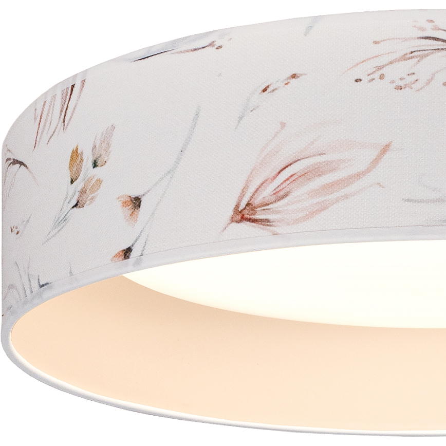Brilagi - LED stropna svetilka VELVET SIMPLE LED/24W/230V 3000K premer 45 cm bela/cvetje