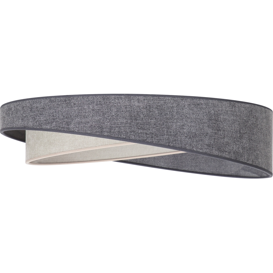 BRILAGI - LED Stropna svetilka VELVET TWIST LED/24W/230V 4000K Ø 55 cm siva/kremna