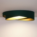 BRILAGI - LED stropno svetilo VELVET TWIST LED/24W/230V 4000K Ø 55 cm zelena/zlata
