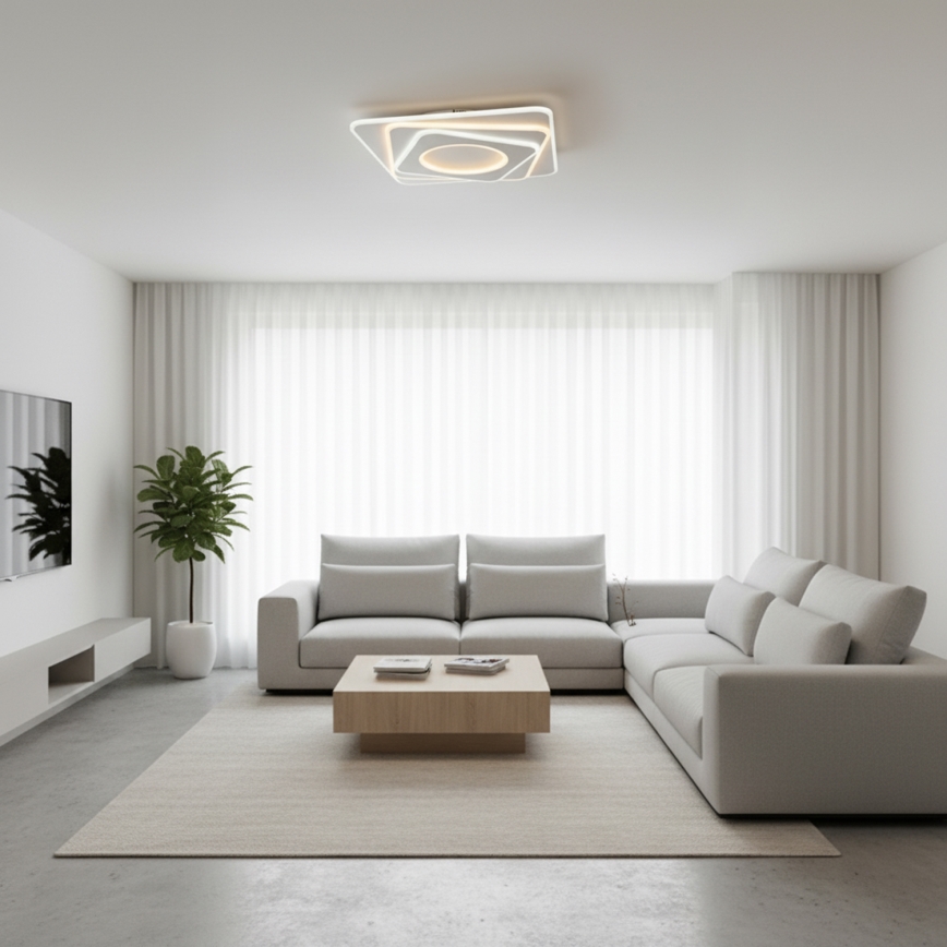 Brilagi - LED zatemnljivo stropno svetilo MODERNO LED/100W/230V 3000-6000K 48x48 cm + daljinski upravljalnik