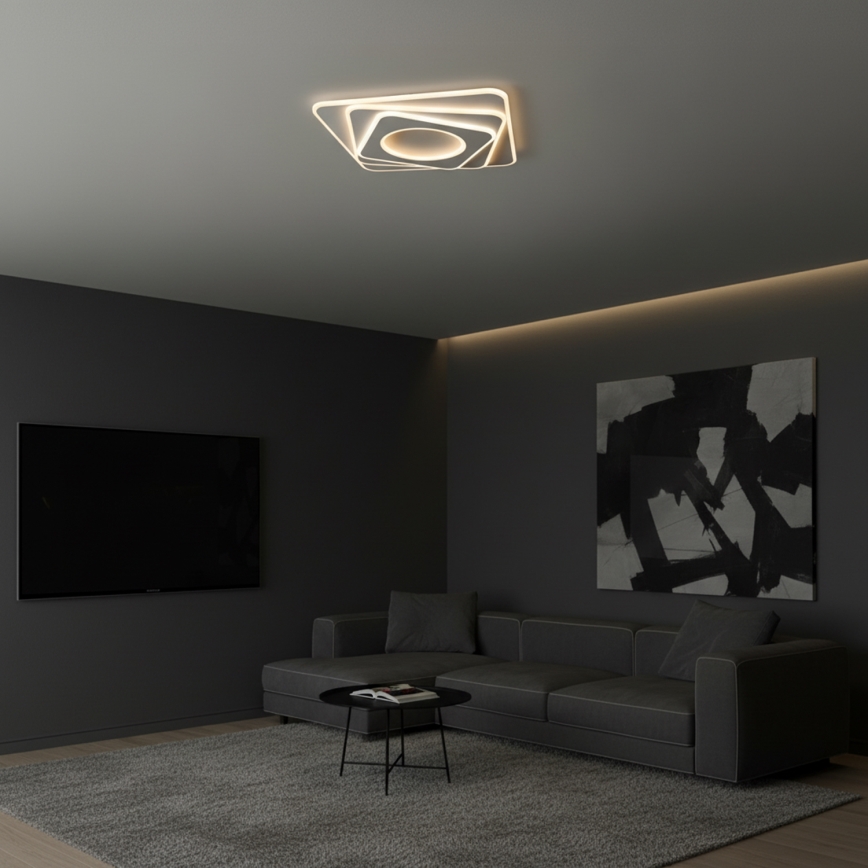 Brilagi - LED zatemnljivo stropno svetilo MODERNO LED/100W/230V 3000-6000K 48x48 cm + daljinski upravljalnik