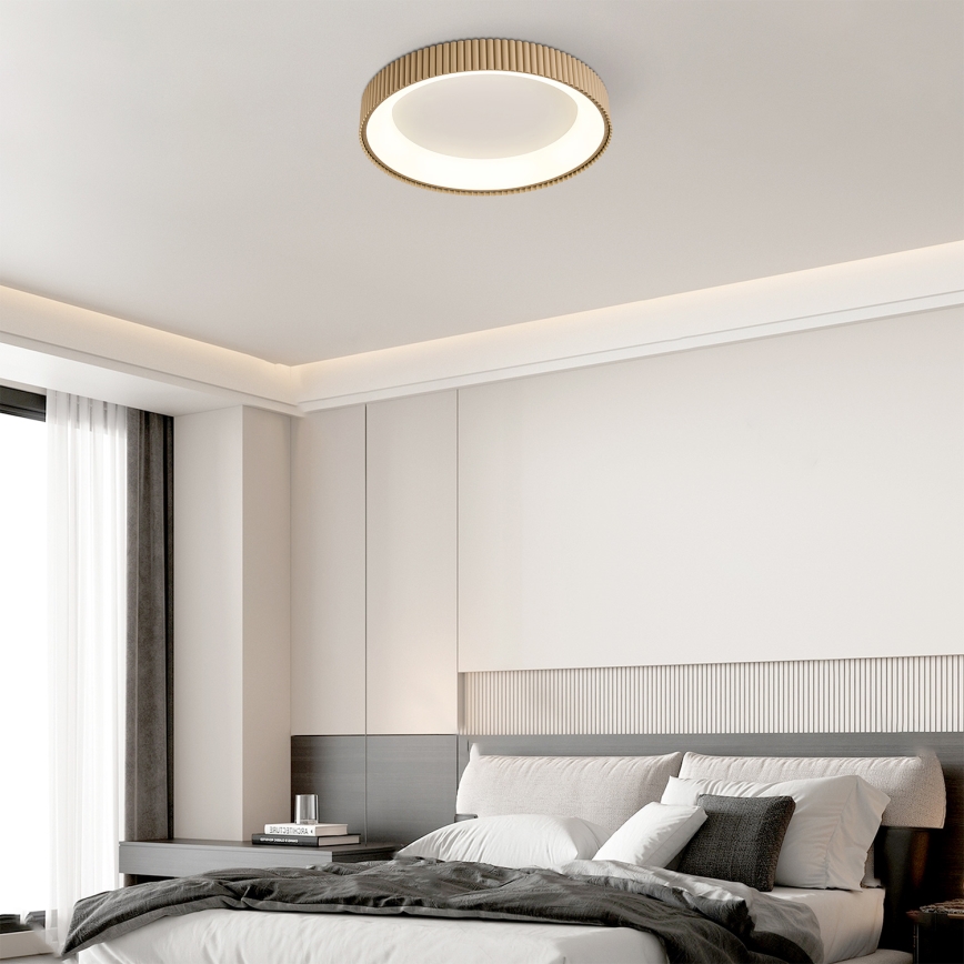 Brilagi - LED zatemnjevalna stropna svetilka FALCON MODERN LED/54W/230V 3000-6500K 60 cm bež + daljinski upravljalnik