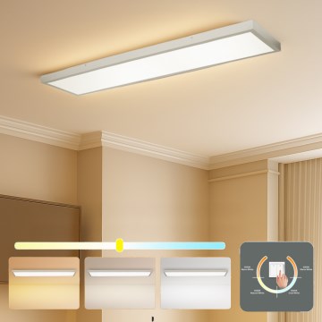 Brilagi - LED stropno svetilo za kopalnico FRAME LED/50W/230V 3000/4000/6000K 120x30 cm IP44 srebrno
