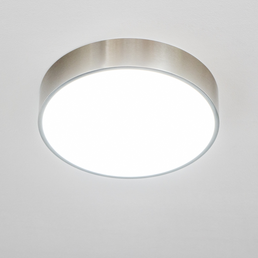 Brilagi - LED kopalniška stropna svetilka POOL LED/24W/230V 3000/4000/5500K premer 30 cm IP54 matni krom
