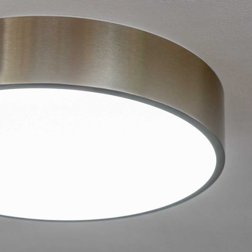 Brilagi - LED kopalniška stropna svetilka POOL LED/24W/230V 3000/4000/5500K premer 30 cm IP54 matni krom