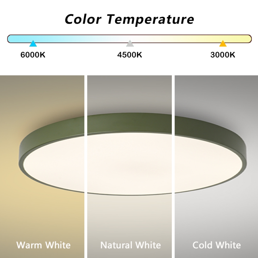 Brilagi - LED zatemnljivo svetilo POOL SMART LED/128W/230V premer 100 cm 3000-6000K Wi-Fi Tuya + daljinsko upravljanje zelena
