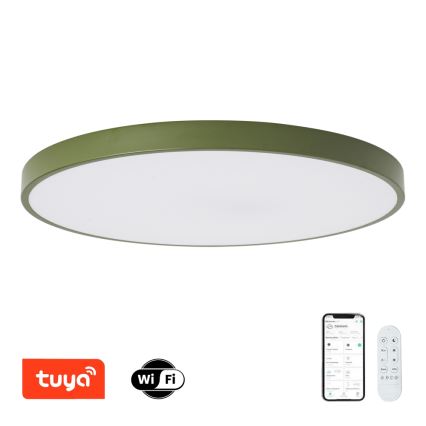 Brilagi - LED zatemnljivo svetilo POOL SMART LED/128W/230V premer 100 cm 3000-6000K Wi-Fi Tuya + daljinsko upravljanje zelena