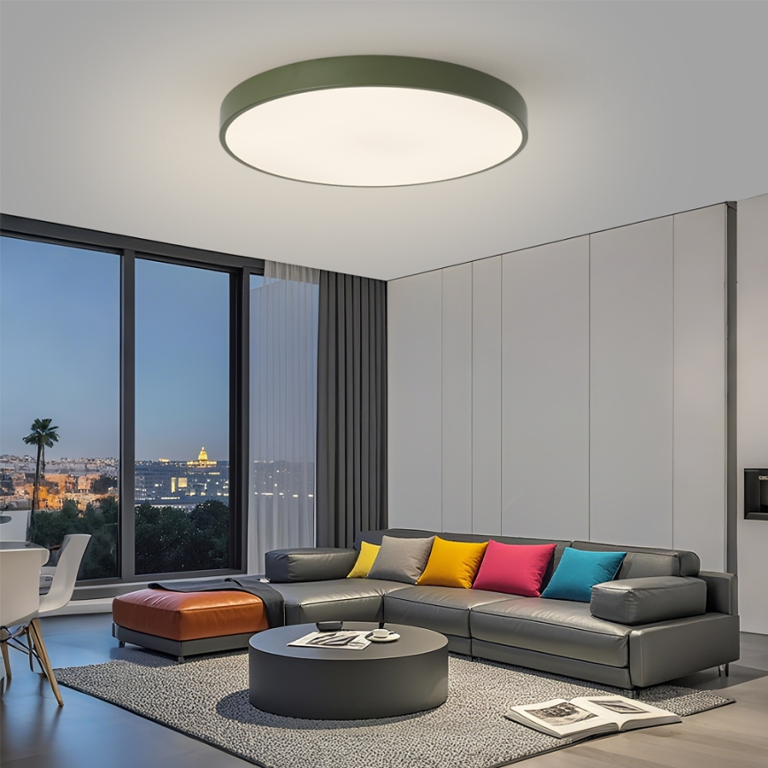 Brilagi - Zatemnjiva LED svetilka POOL SMART LED/100W/230V premer 80 cm Wi-Fi Tuya + daljinski upravljalnik zelena