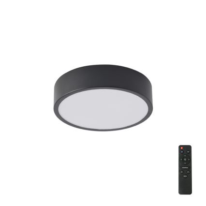 Brilagi - LED zatemnljivo stropno svetilo POOL LED/18W/230V 3000-6000K 20 cm, črna + daljinski upravljalnik