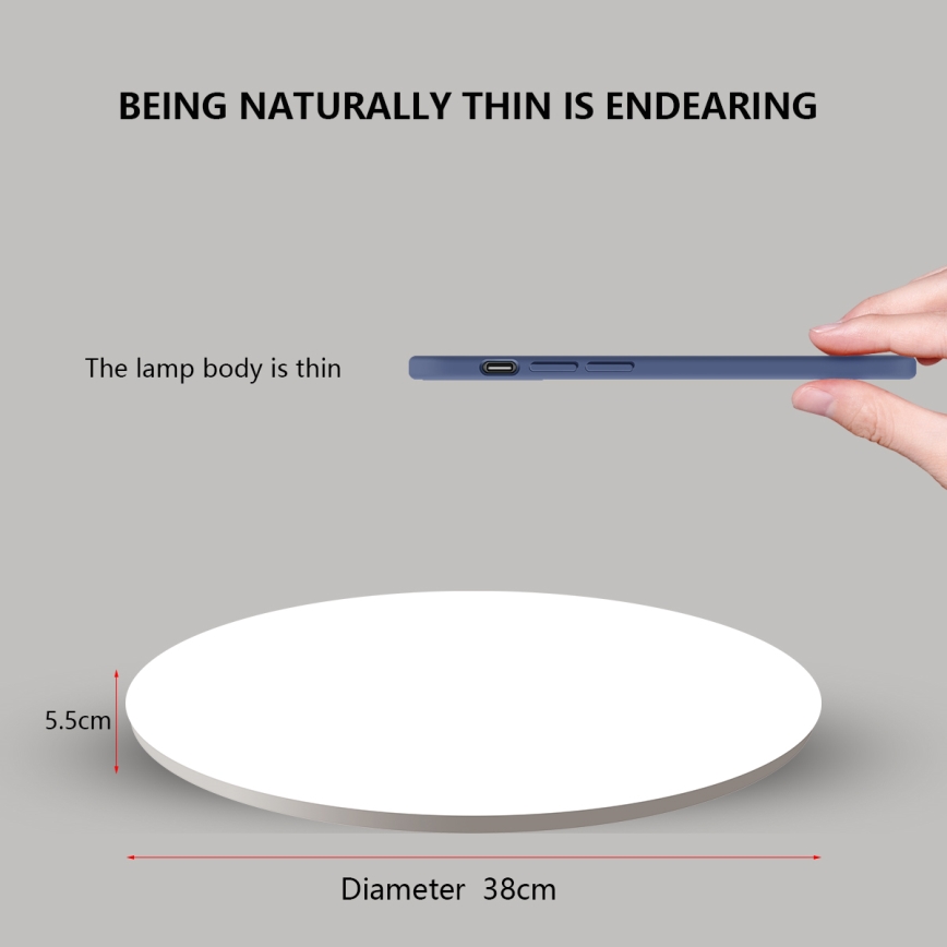 Brilagi - LED svetilka z zatemnjevanjem SMART STARS LED/24W/230V, premer 38 cm, 2700-6500K, Wi-Fi Tuya + daljinski upravljalnik