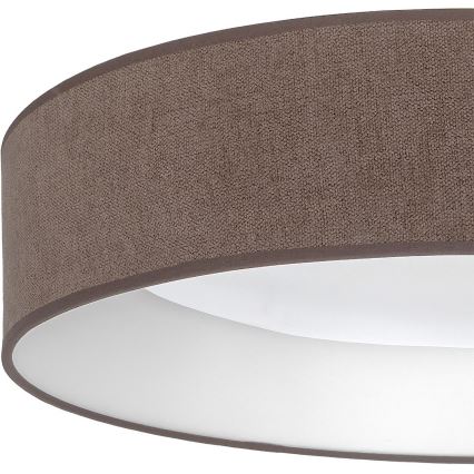 Brilagi - LED zatemnjiva stropna svetilka VELVET SMART VARI LED/36W/230V 3000-6500K pr. 55 cm rjava + daljinski upravljalnik