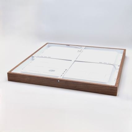 Brilagi - LED Stropna svetilka za kopalnico WOODY FRAME LED/40W/230V 60x60 cm IP44 češnja