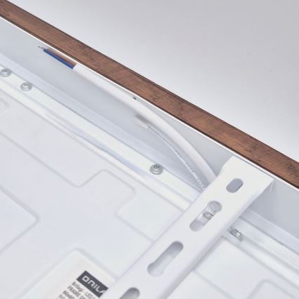 Brilagi - LED Stropna svetilka za kopalnico WOODY FRAME LED/40W/230V 60x60 cm IP44 češnja