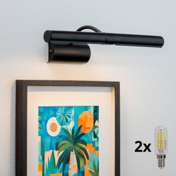 Brilagi - LED Svetilka za slike DANAE 2xE14/4W/230V 3000K črna