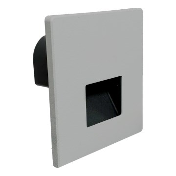 Brilagi - LED svetilka za stopnice JACK LED/3W/230V 3000/4000/6500K IP65 siva