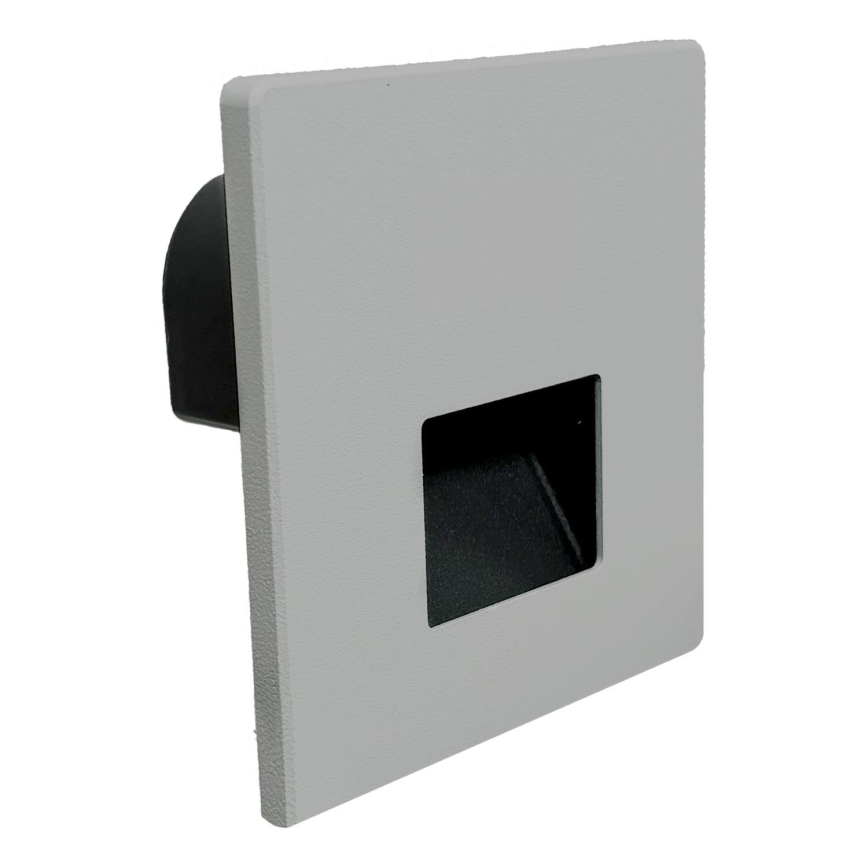 Brilagi - LED svetilka za stopnice JACK LED/3W/230V 3000/4000/6500K IP65 siva