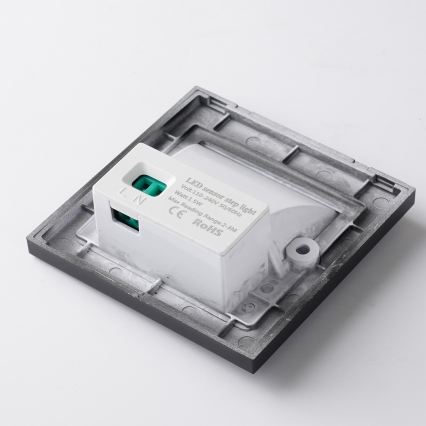 Brilagi - LED svetilo za stopnice s senzorjem STEP LIGHT LED/1,5W/230V IP44 črna