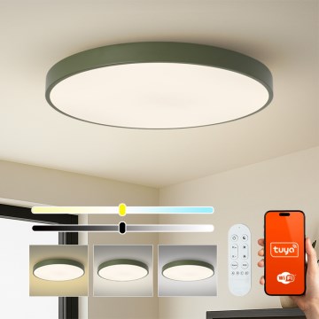 Brilagi - LED svetilo z možnostjo zatemnitve POOL SMART LED/128W/230V, premer 100 cm, Wi-Fi Tuya + daljinski upravljalnik, zeleno