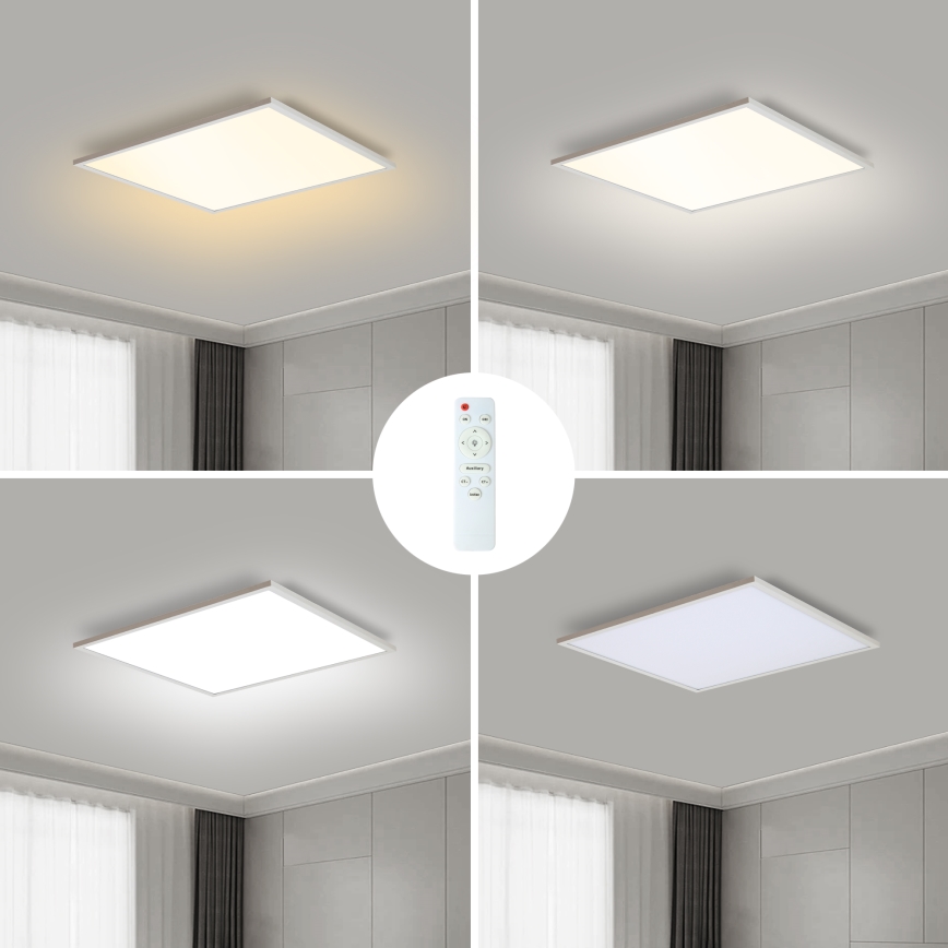 Brilagi - LED zatemnjevalno stropno svetilo SLIMFRAME LED/36W/230V 45x45 cm 3000-6000K belo + daljinski upravljalnik