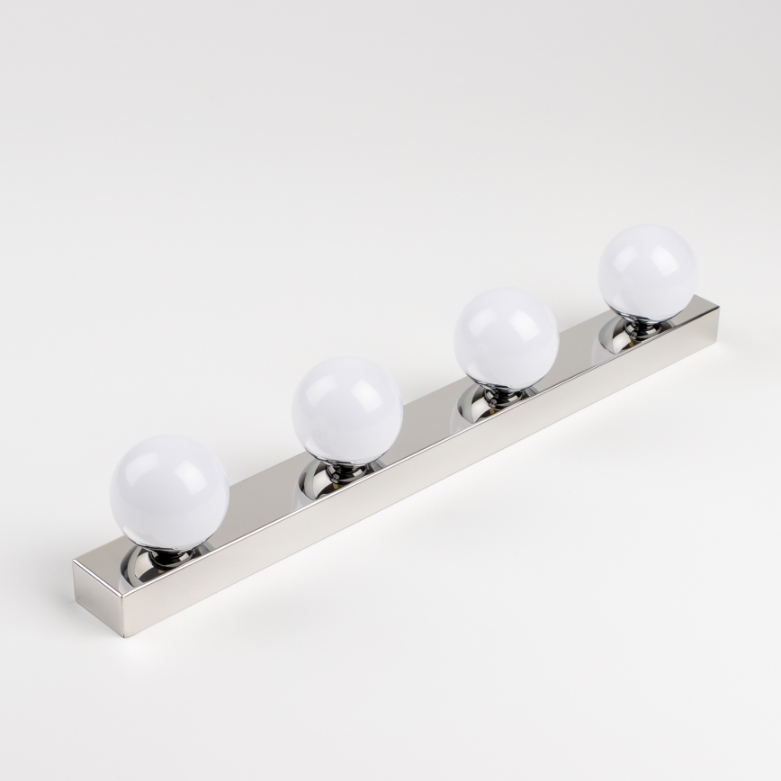 Brilagi - LED kopalniška razsvetljava za ogledalo HOLLYWOOD 4xLED/3W/230V 53 cm IP44 poliran krom