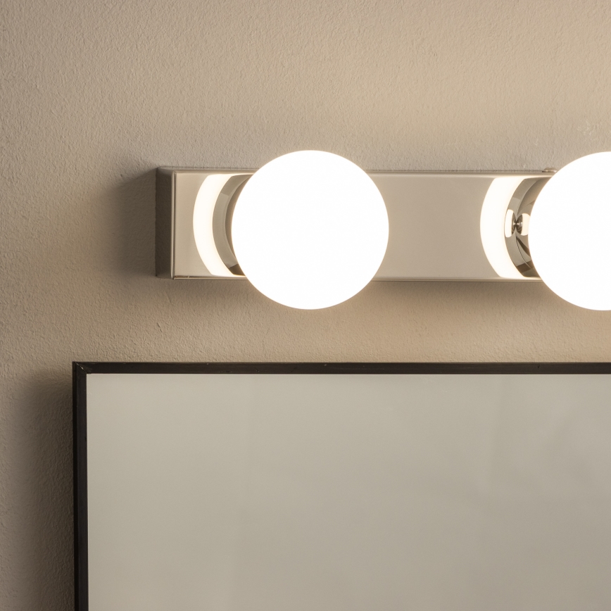 Brilagi - LED kopalniška razsvetljava za ogledalo HOLLYWOOD 4xLED/3W/230V 53 cm IP44 poliran krom