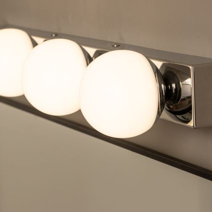 Brilagi - LED kopalniška razsvetljava za ogledalo HOLLYWOOD 4xLED/3W/230V 53 cm IP44 poliran krom