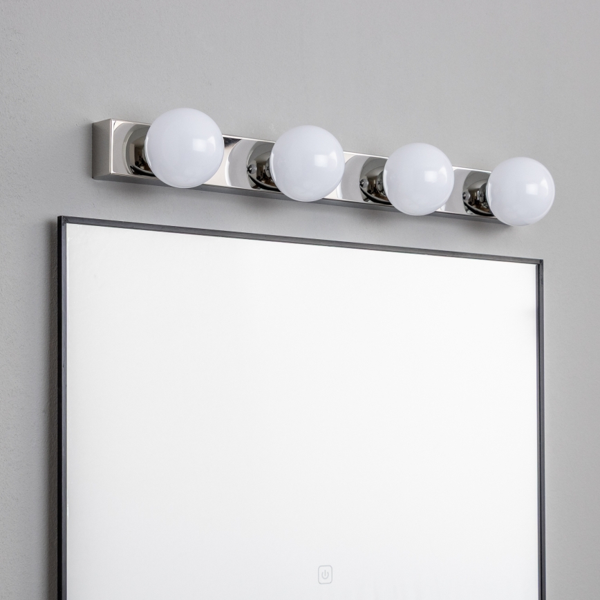 Brilagi - LED kopalniška razsvetljava za ogledalo HOLLYWOOD 4xLED/3W/230V 53 cm IP44 poliran krom