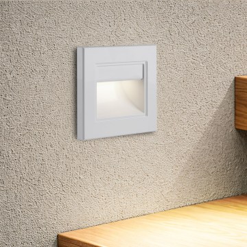 Brilagi - LED svetilo za stopnice STEP LIGHT LED/1,5W/230V IP44 bela