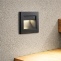Brilagi - LED svetilo za stopnice STEP LIGHT LED/1,5W/230V IP44 črna