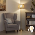 BRILAGI - LED talna svetilka CERIA 1xE27/20W/230V premer 35 cm bež/zlata